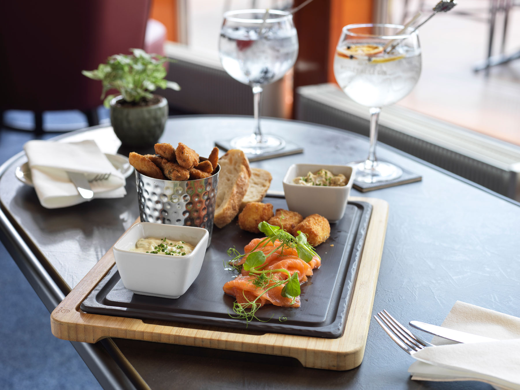 Sunborn London Lands End restaurant interior