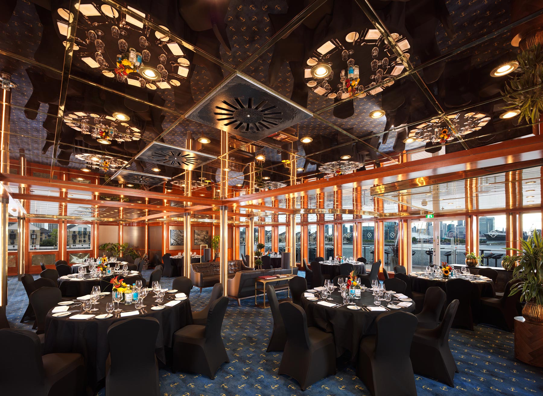 Sunborn London private dining room