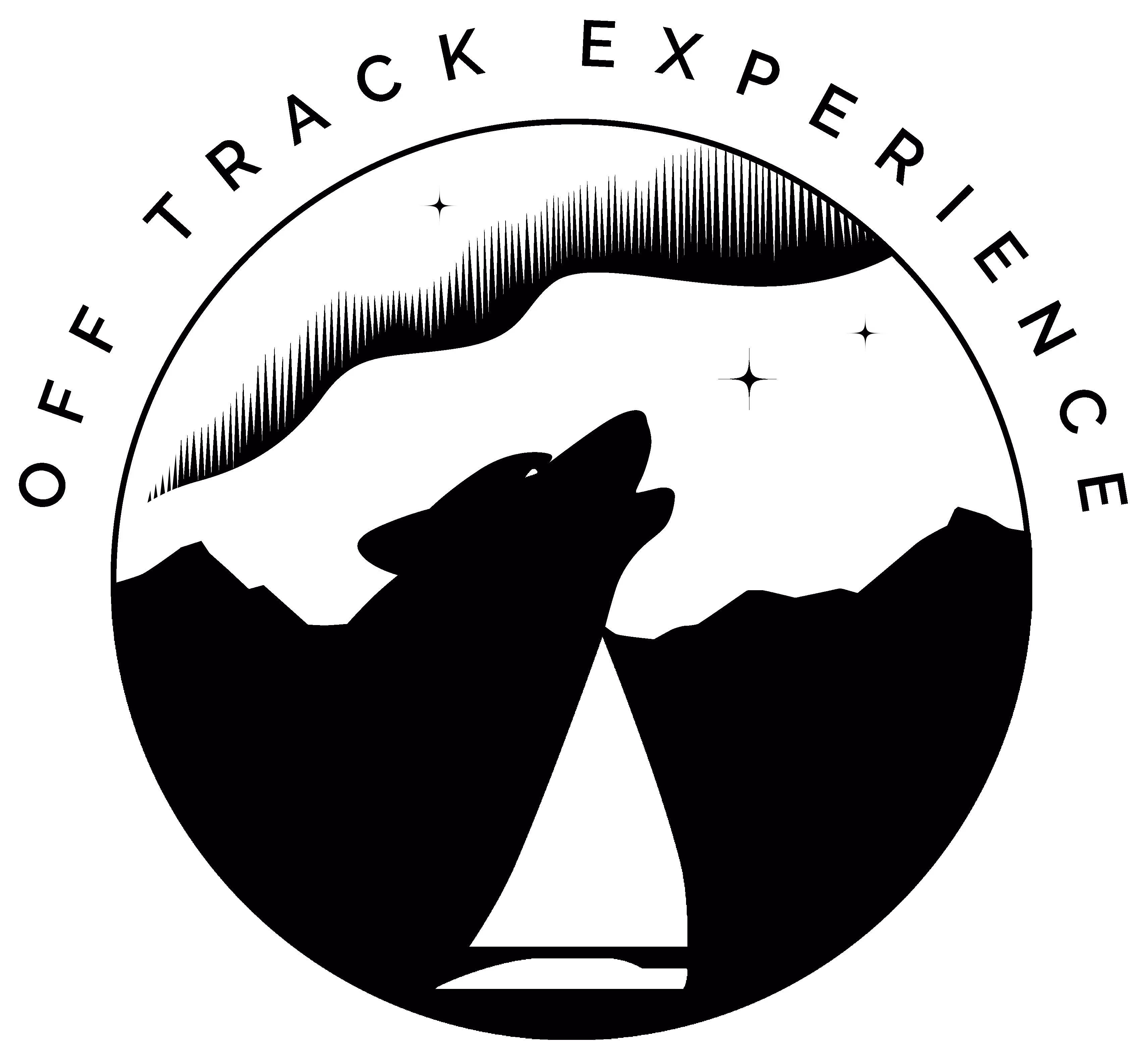 Black logo with stylized mountain and trees forming letters 'O' and 'T'.
