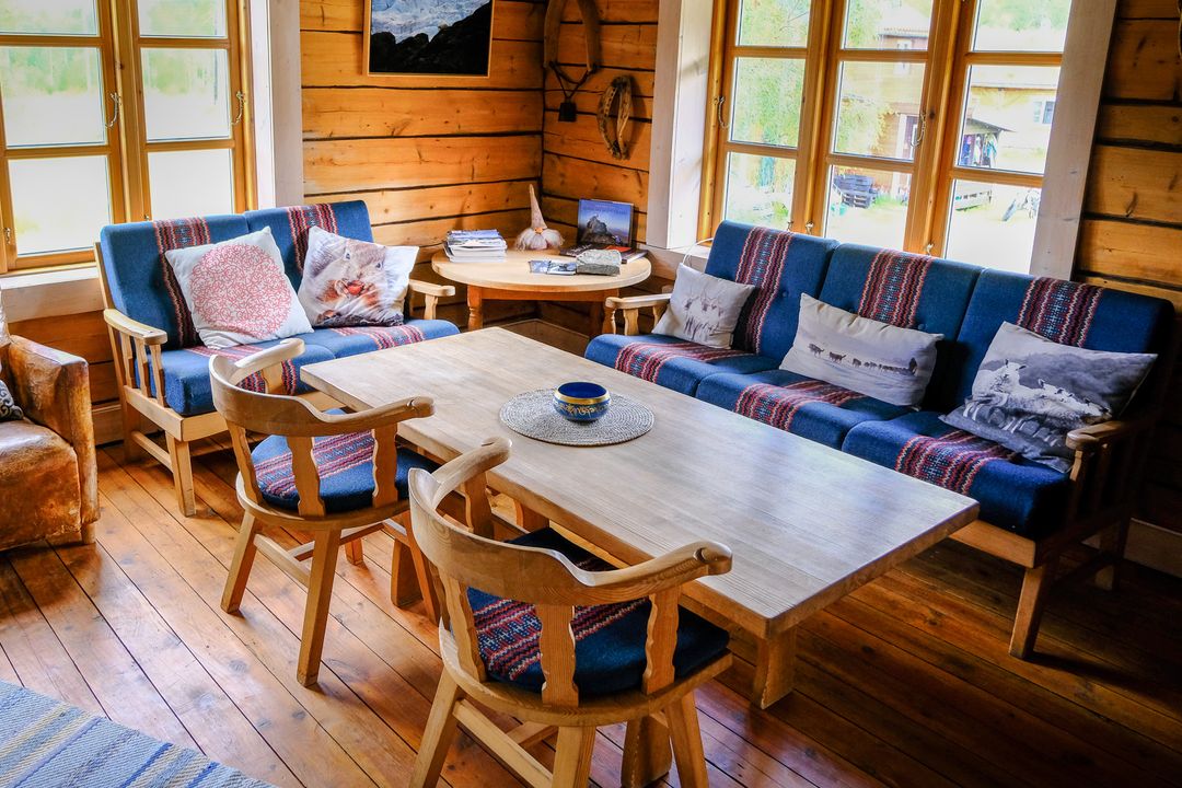 Inside cosy house