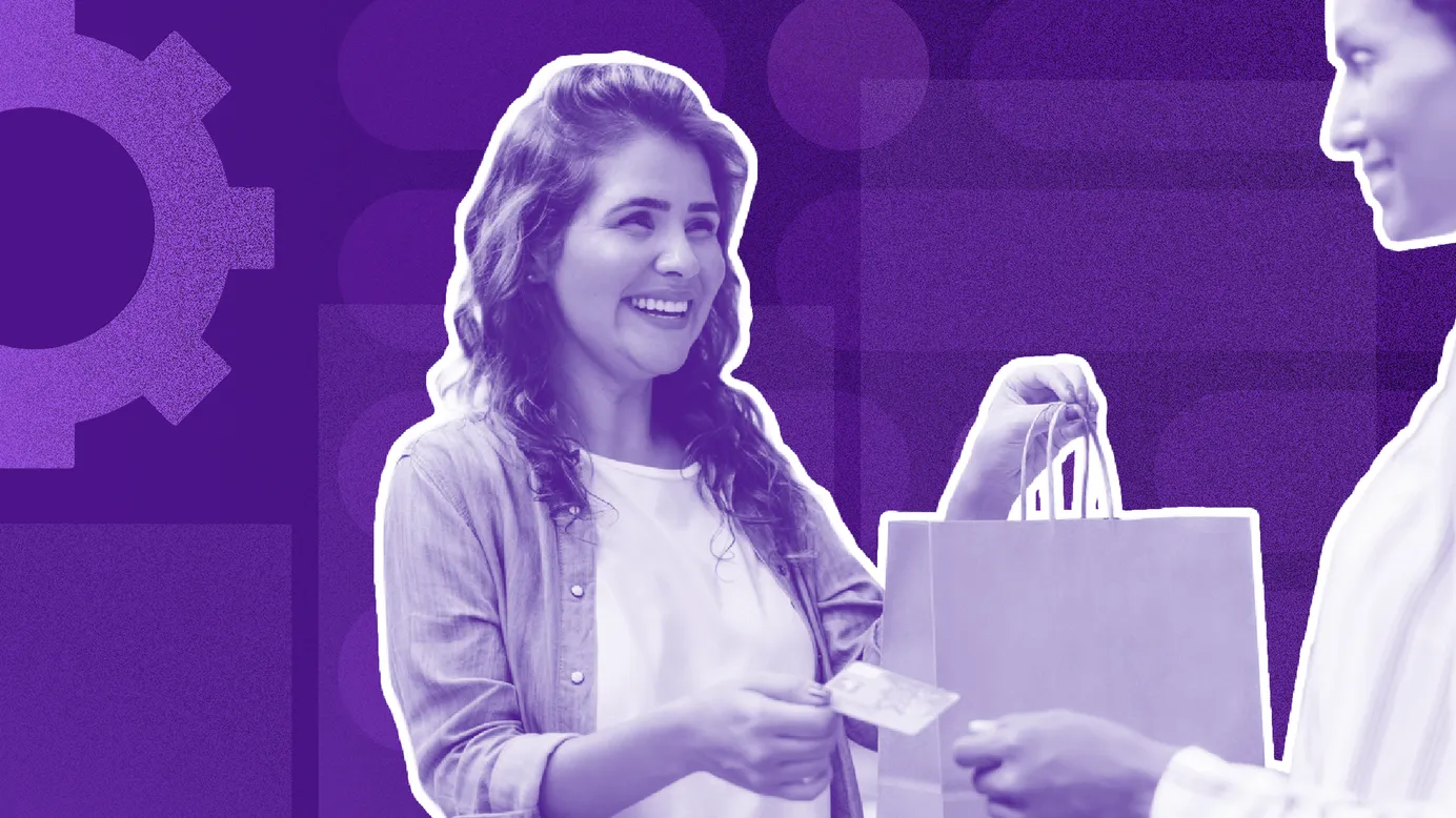 A customer and a customer-service representative are sharing conversation after purchase.