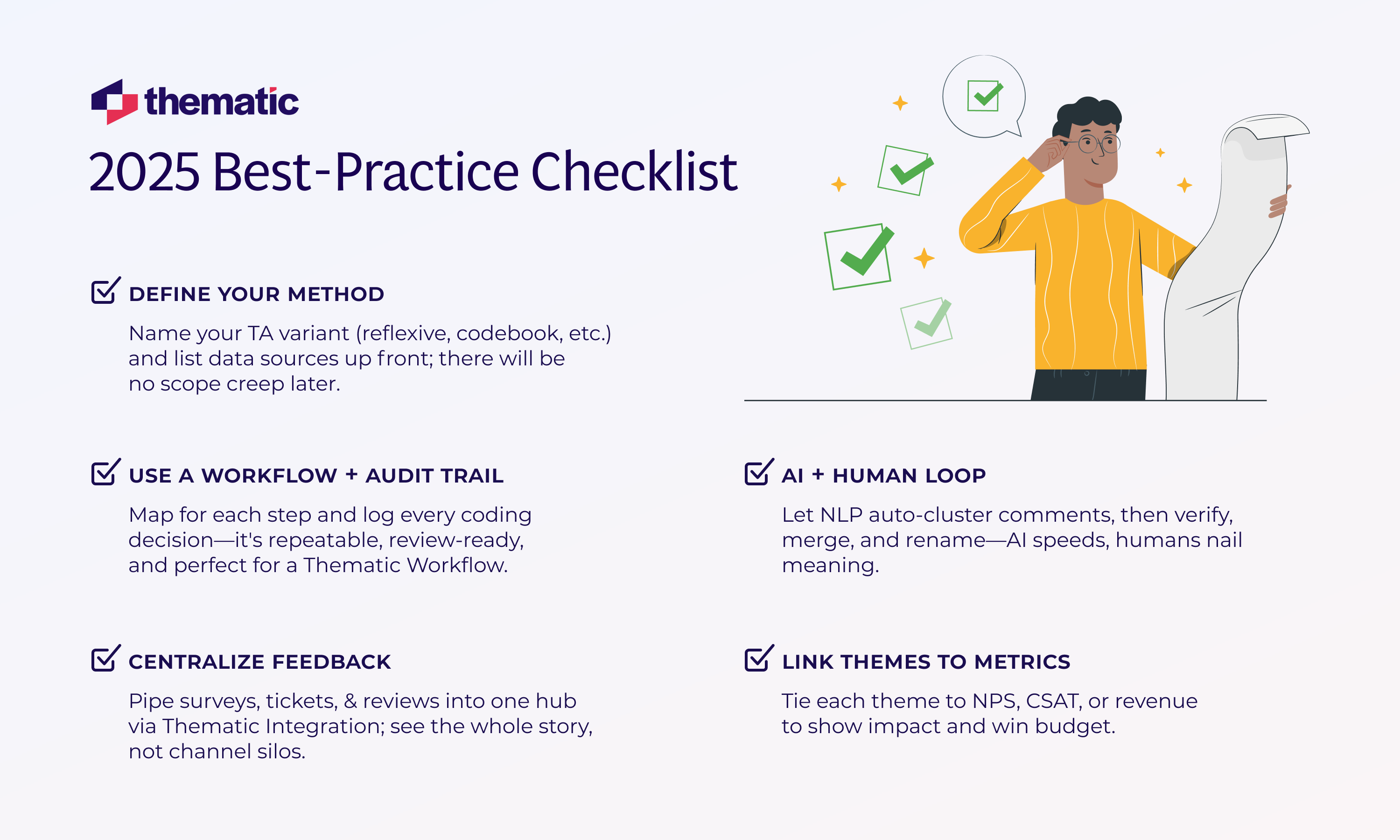 The best practices to implement in keeping track of Customer Service metrics.