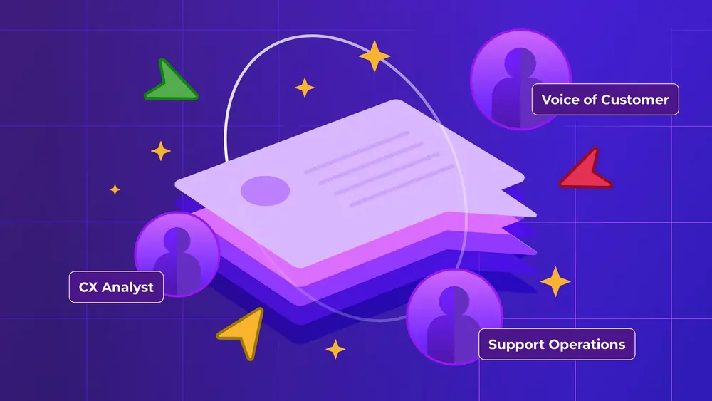 Different roles are using the same stack - representing sharing the same curriculums/module.