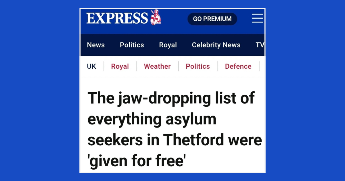 Screenshot from The Express