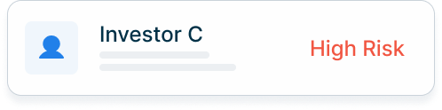 Investor C - high risk