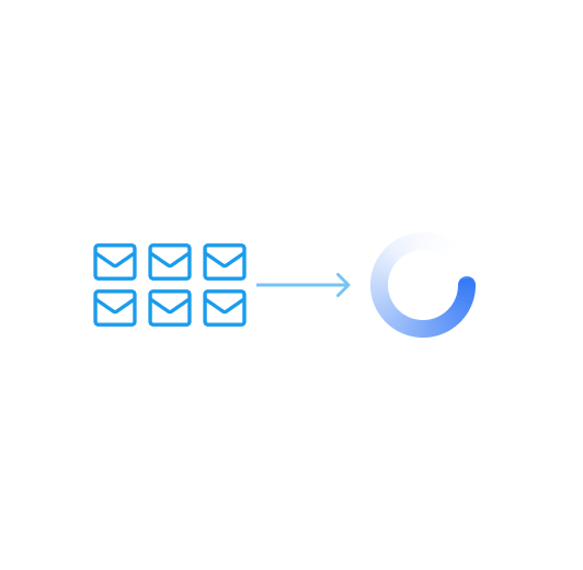 Email threads replaced by a single tracked workflow