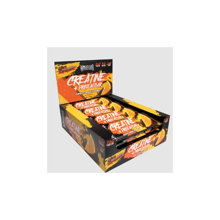 Warrior Creatine + protein bar 12 x 75g