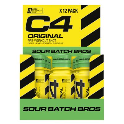 Cellucor C4 energy shot 12 x 60ml
