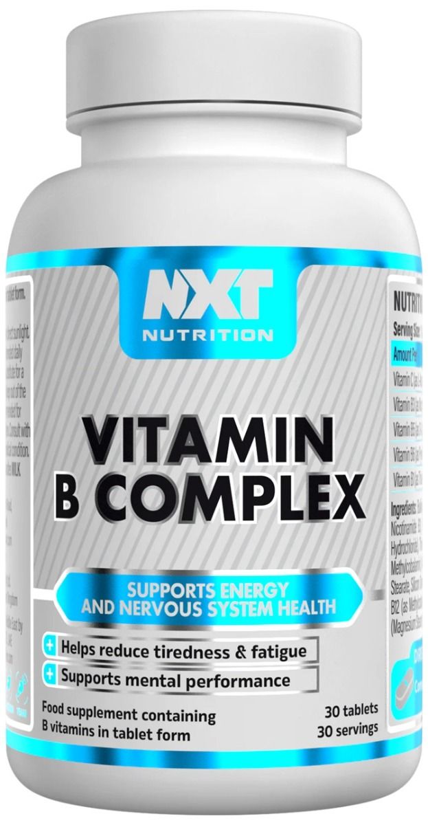 nxt nutrition vitamin b complex 30 tablets