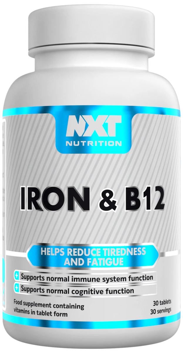 Nxt Nutrition Iron & B12 20 tablets