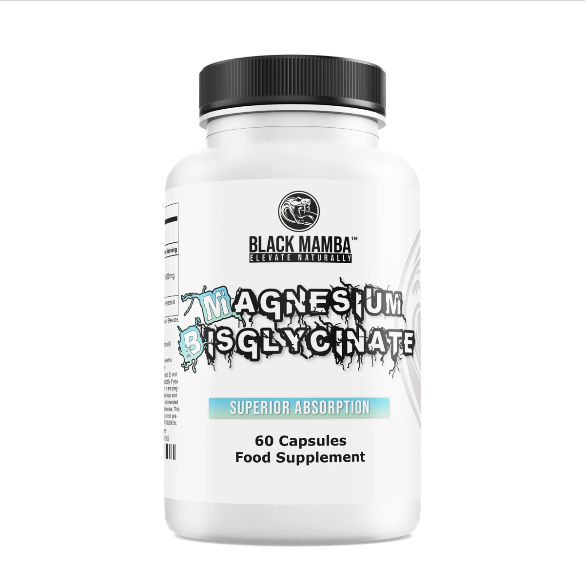black mamba magnesium bisglycinate 60 caps