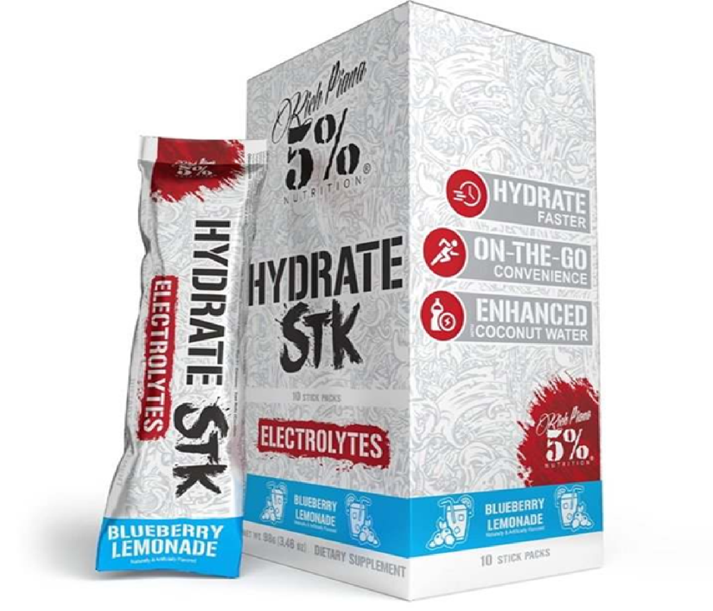 Rich Piana 5% Nutrition Hydrate STK 10 x 9g