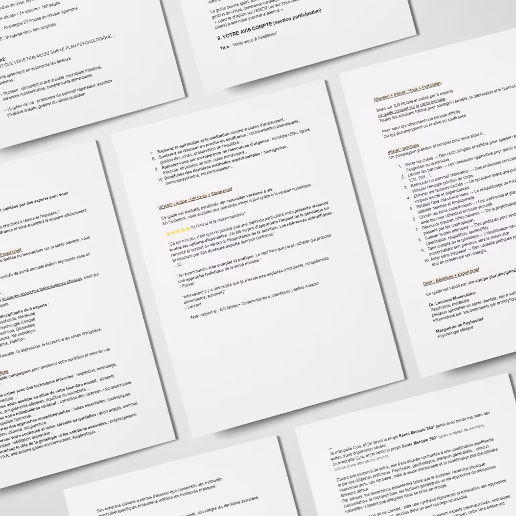 Avant la mise en page de la brochure technique Menicon