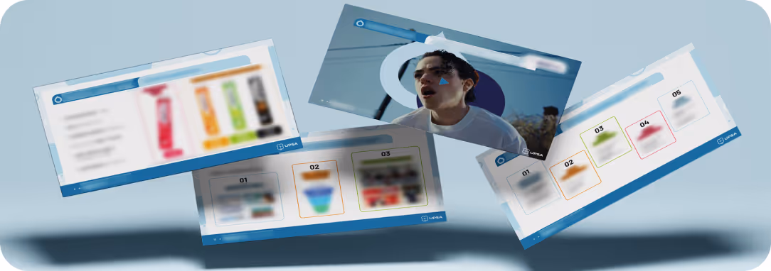 Mise en page de plusieurs formations scientifiques sur PowerPoint pour former les équipes sur les nouveaux produits.