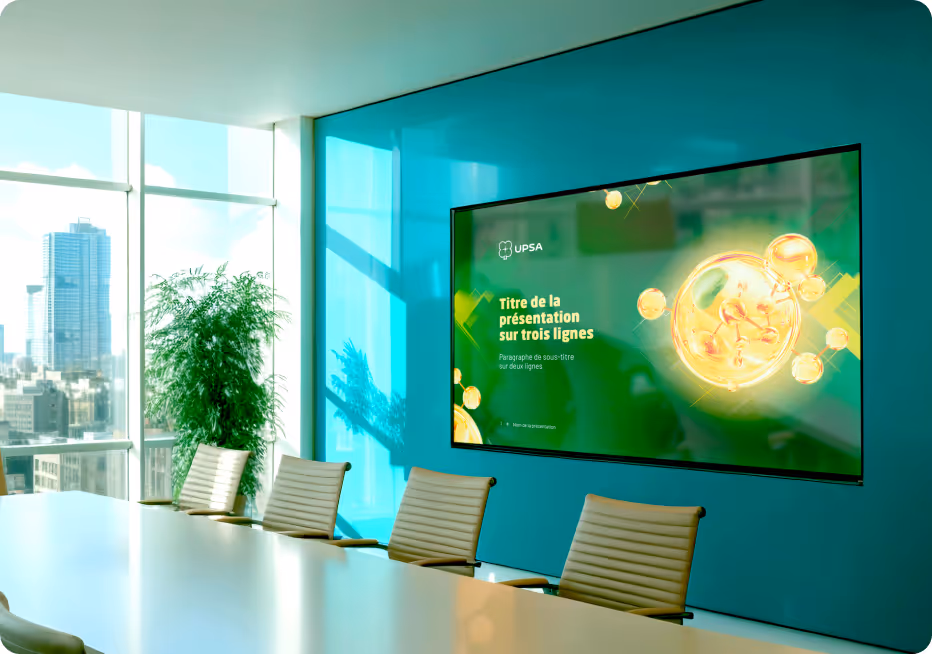 Mise en page de plusieurs formations scientifiques sur PowerPoint pour former les équipes sur les nouveaux produits.