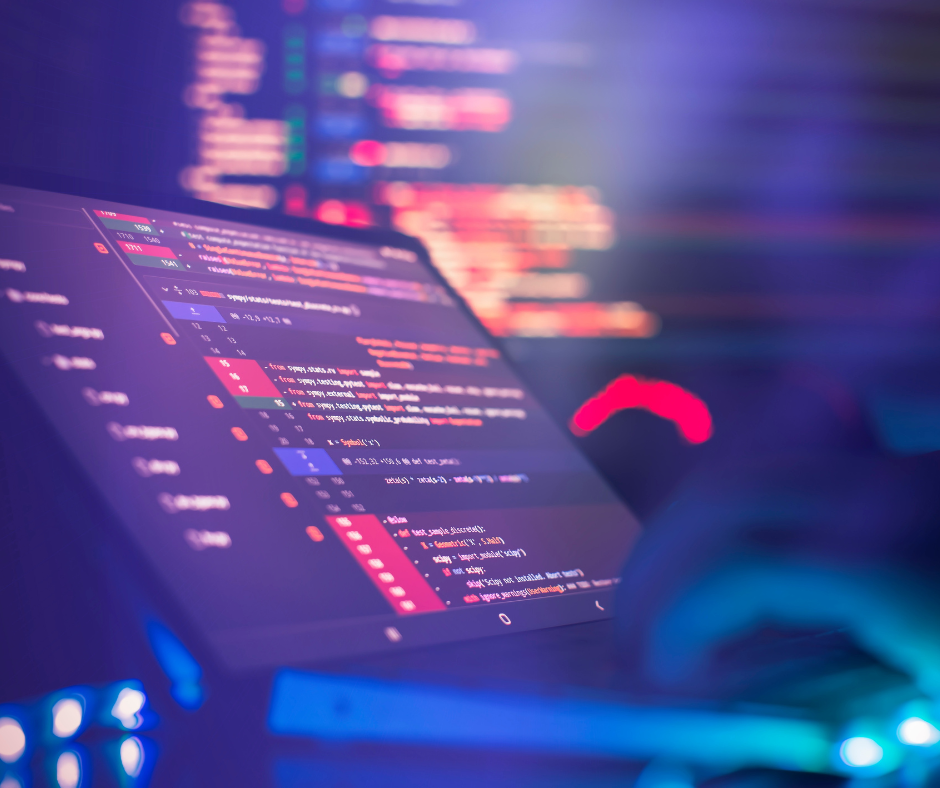 Bild eines ITlers beim Programmieren