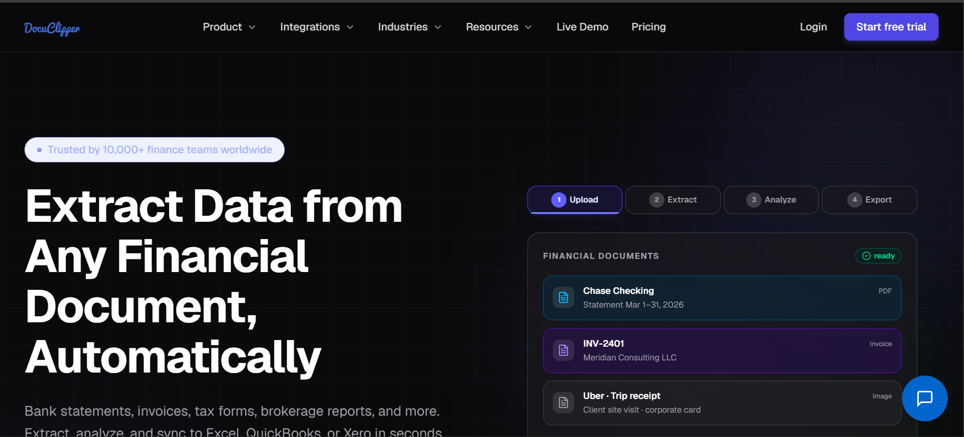 Compare the best financial data extraction tools in 2026. Explore features, drawbacks, use cases, and software for extracting data from financial documents.