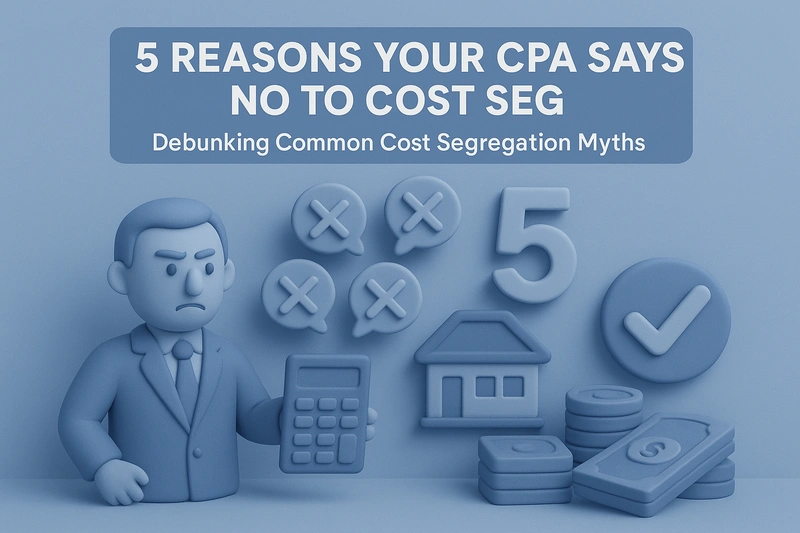 Reasons a CPA might advise against a cost segregation study