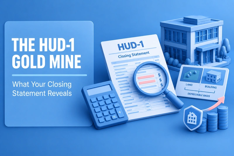 Using a HUD-1 closing statement in a cost segregation study