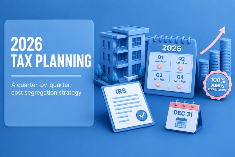 2026 tax planning with a cost segregation strategy