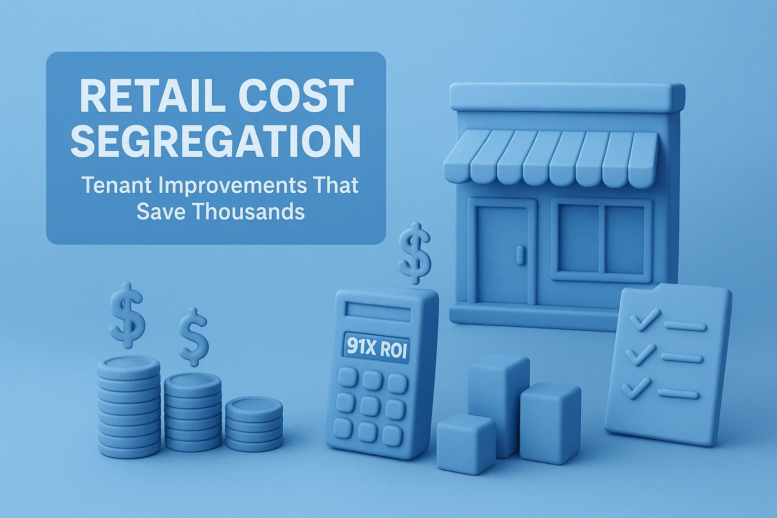 Retail cost segregation for tenant improvements