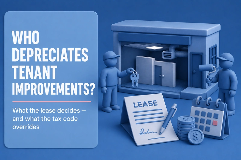 Who depreciates tenant improvements, landlord or tenant