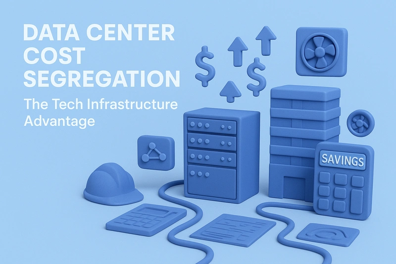 Data center cost segregation for tech infrastructure