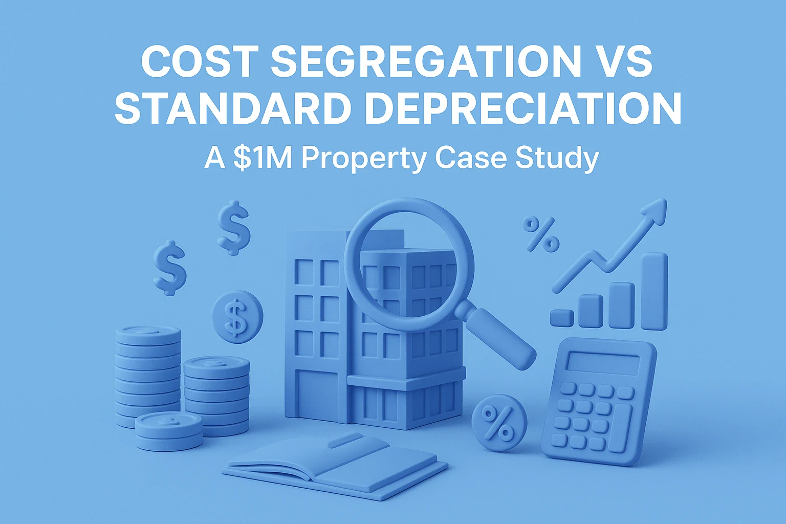 Cost segregation versus standard depreciation on a $1M property