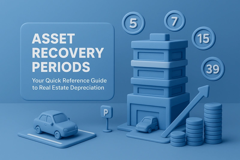 MACRS recovery periods for real estate assets