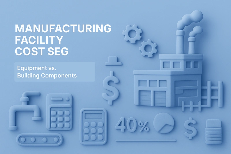 Manufacturing cost segregation: equipment versus building components