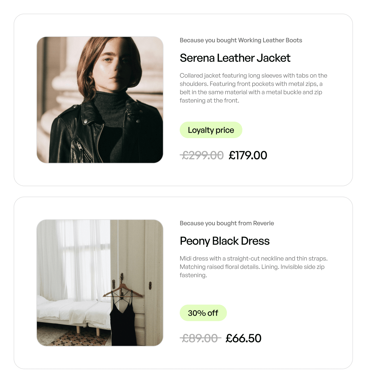 recommended items to buy with discounts