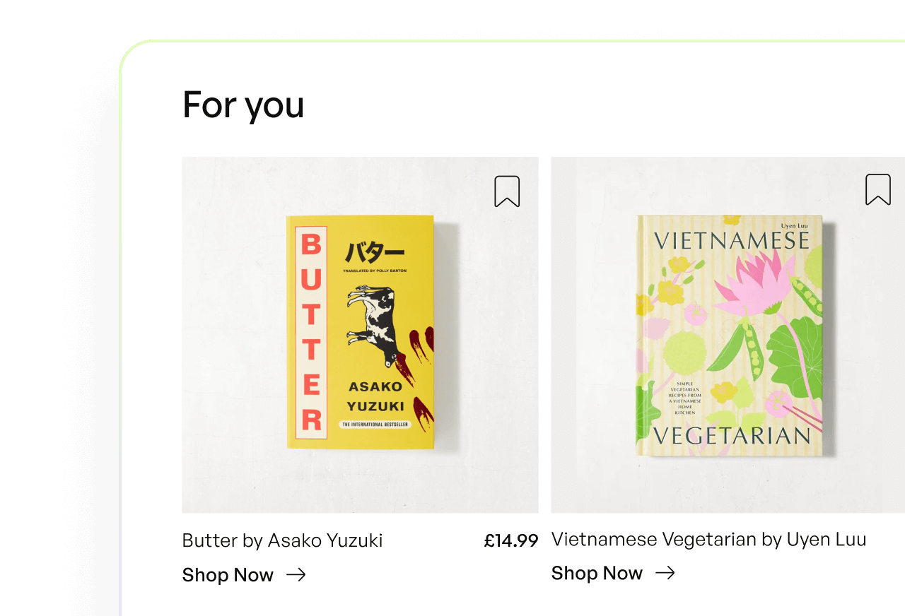 Slip's "for you" section with recommendations