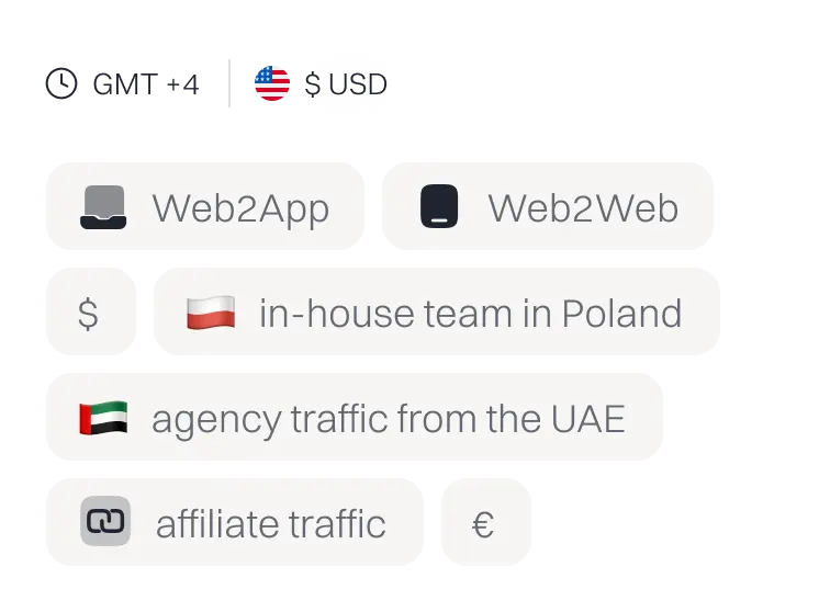 Same time zone and currency for all sources