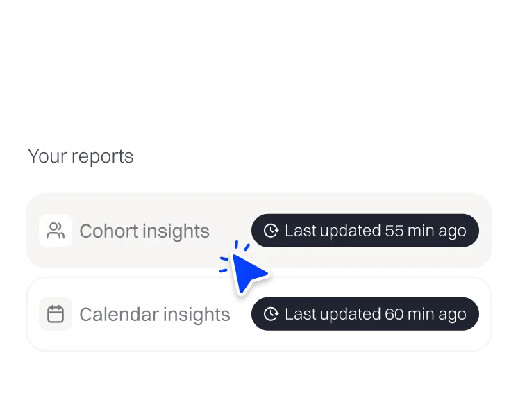 Fresh, ready-to-use reports every morning