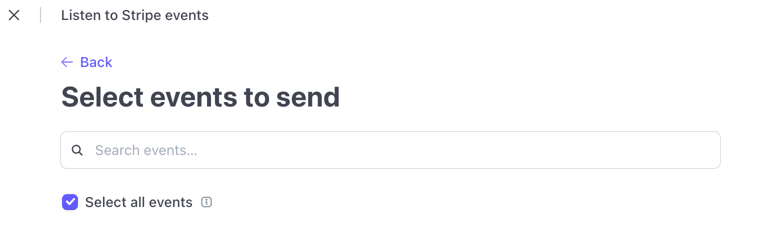 Select All Events