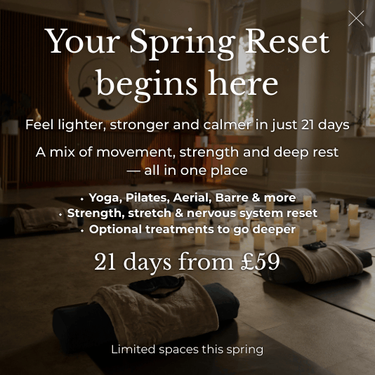 A 21-day reset to help you feel lighter, stronger, calmer and back in rhythm — through movement, rest and gentle support.