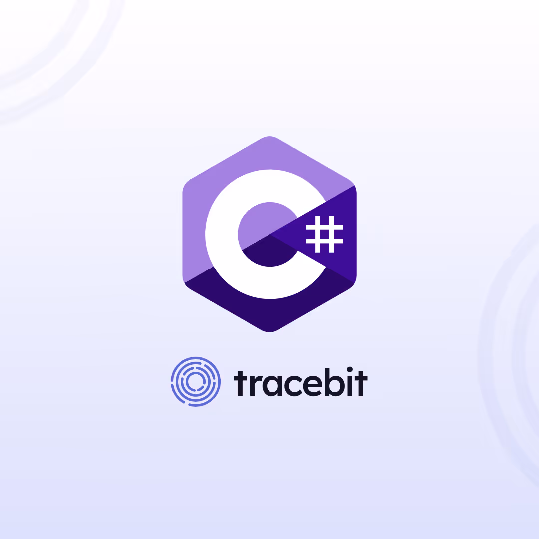 Why Tracebit is written in C#