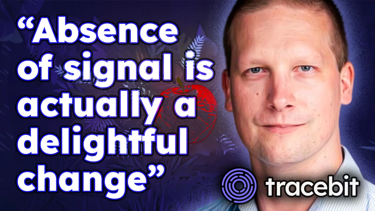 "Absence of signal is actually a delightful change"