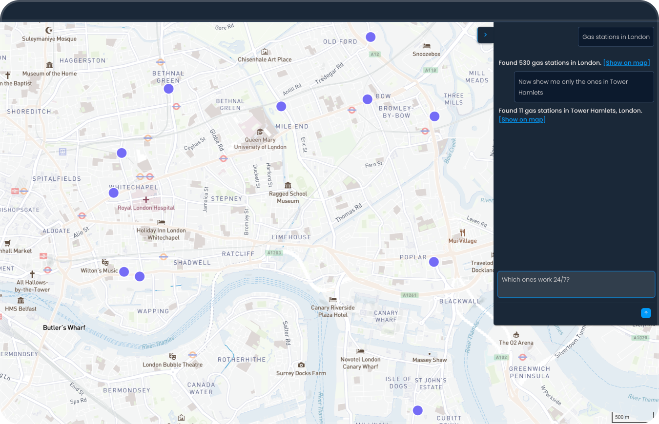 Get accurate points of interest location data with the help of AI.