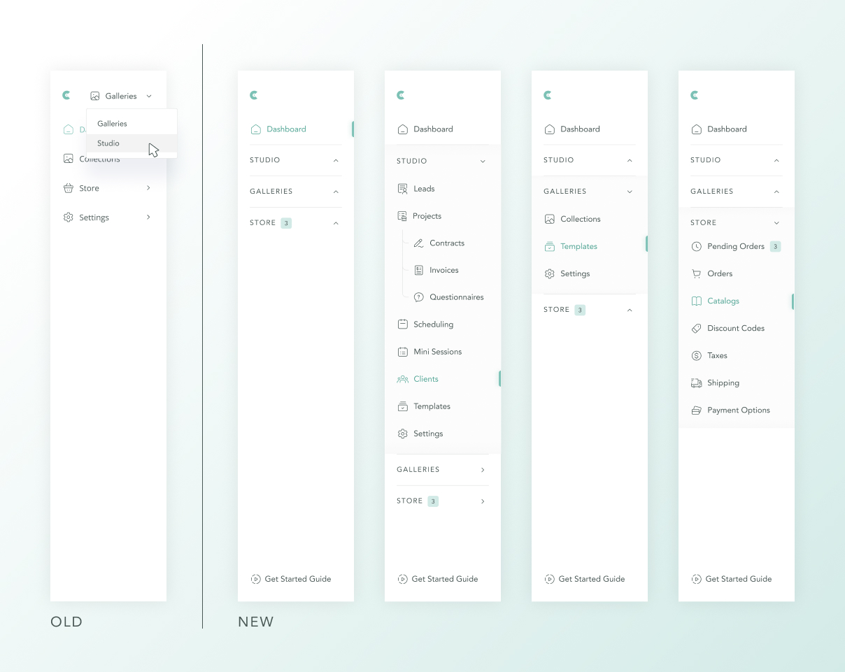 Updated CloudSpot Nav