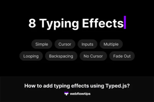 Typed.js Typerwriter Effects