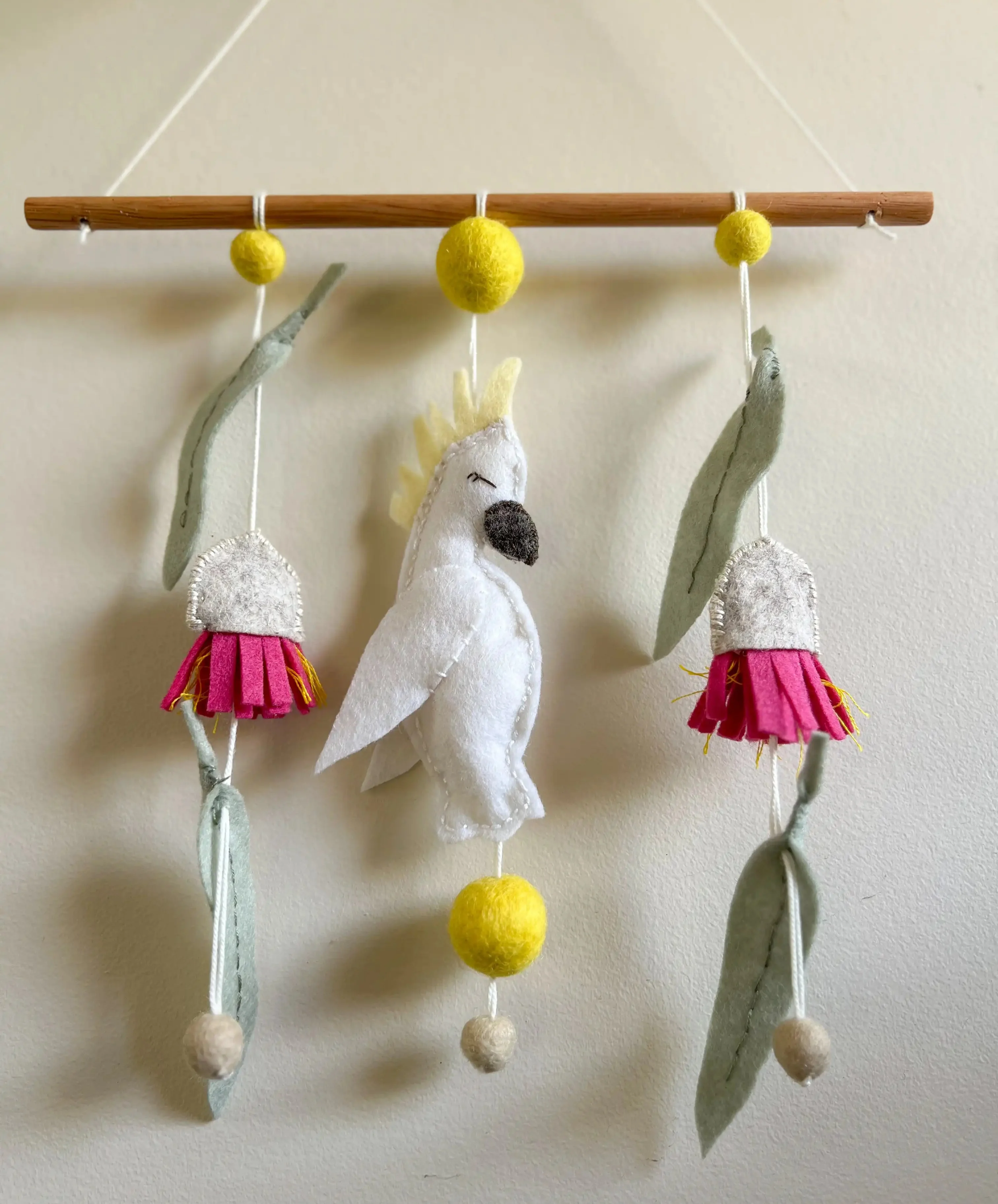 Song of the Pink Gum Wall Hanging