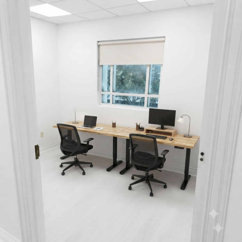 Single window garden view suite