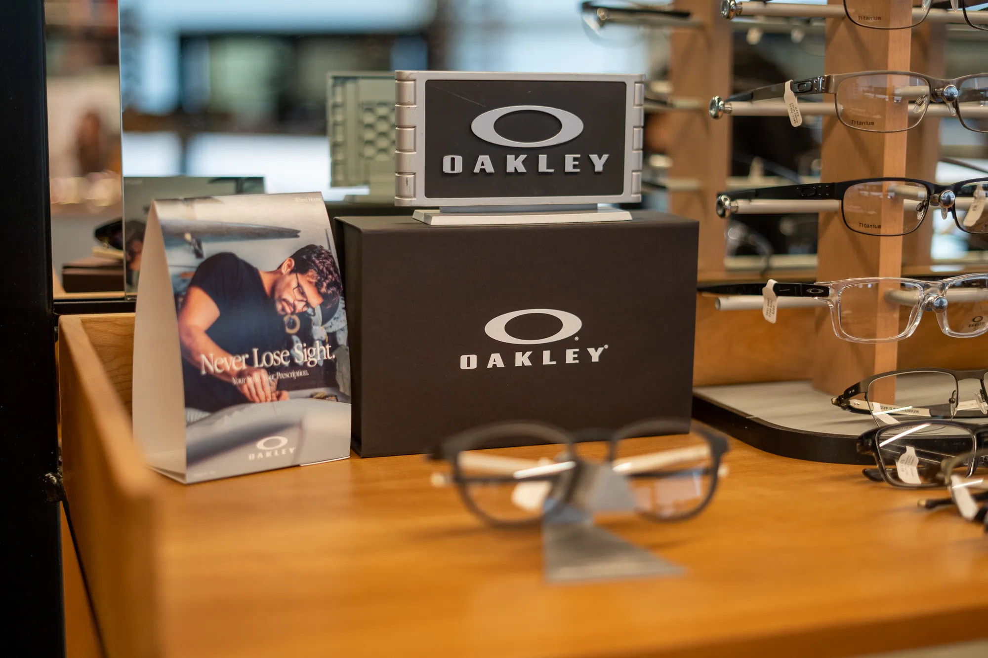 Oakley glasses display