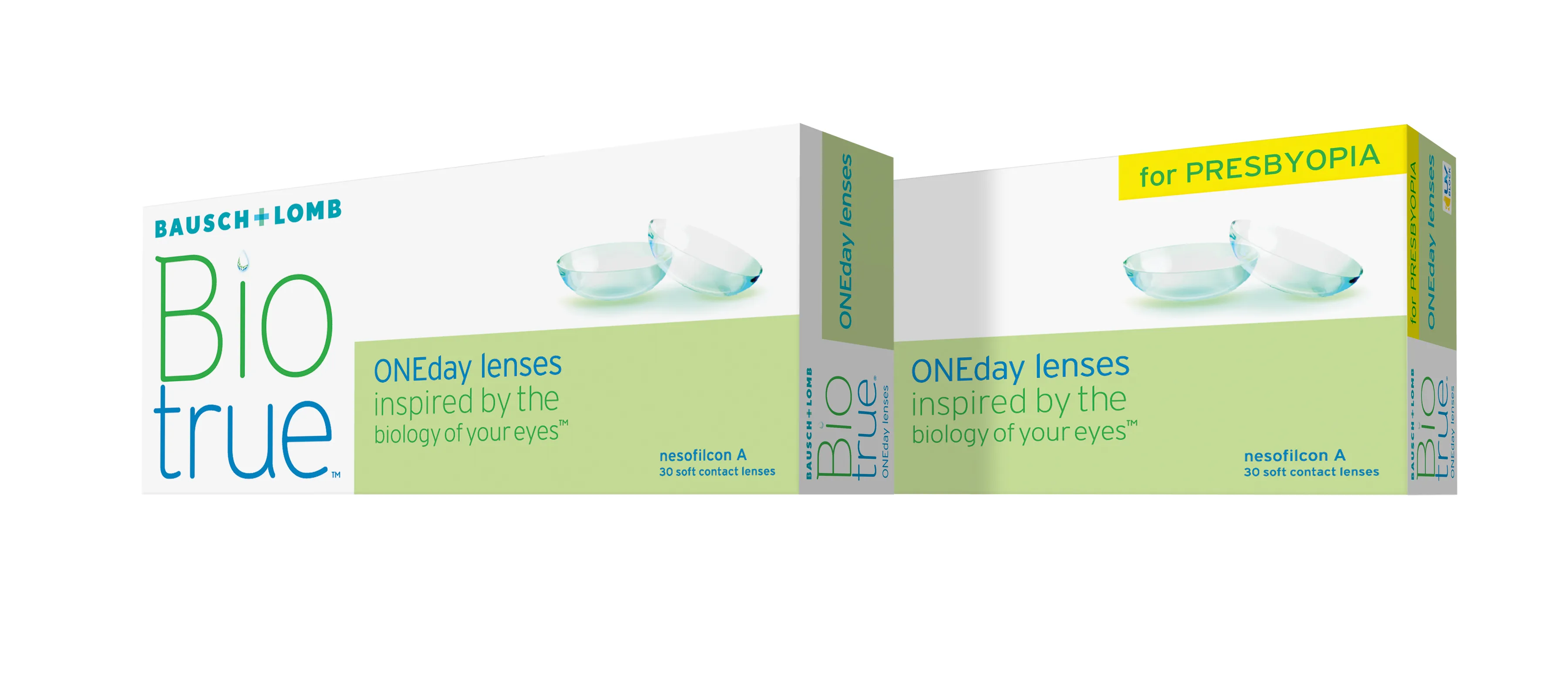 Bausch Lomb Bio true oneday lenses contact lenses box