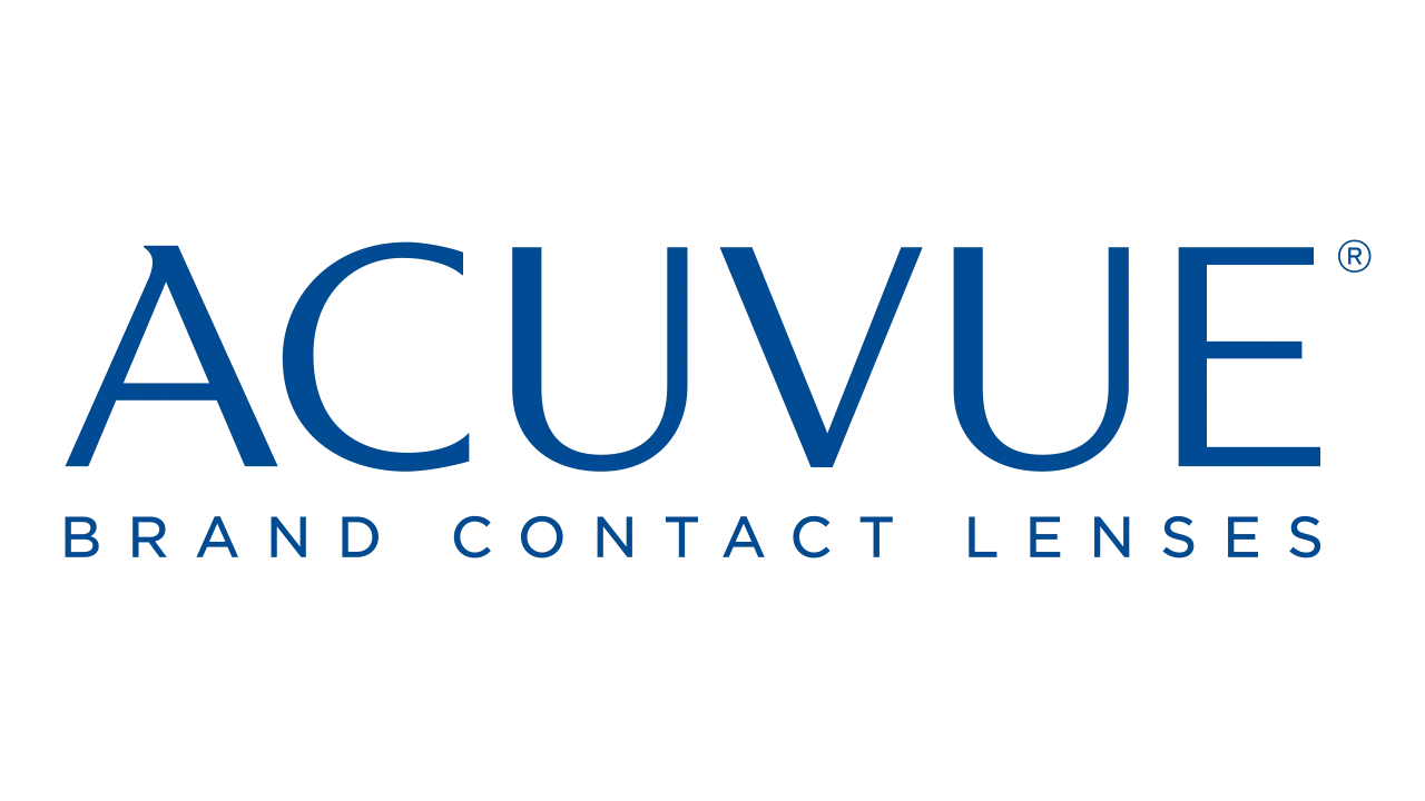 Acuvue brand contact lenses plain text logo