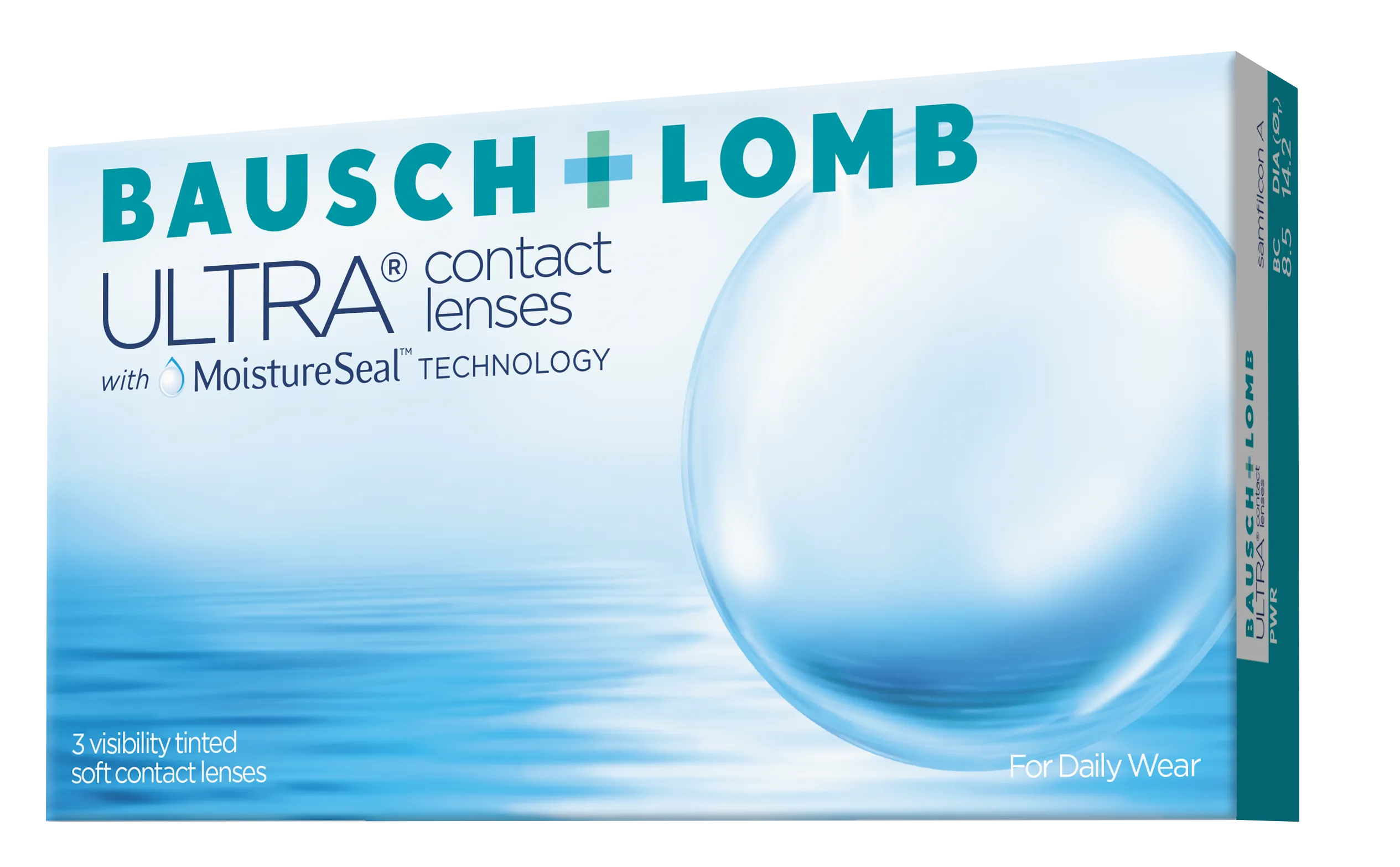 Bausch Lomb Ultra contact lenses with moistureSeal technology