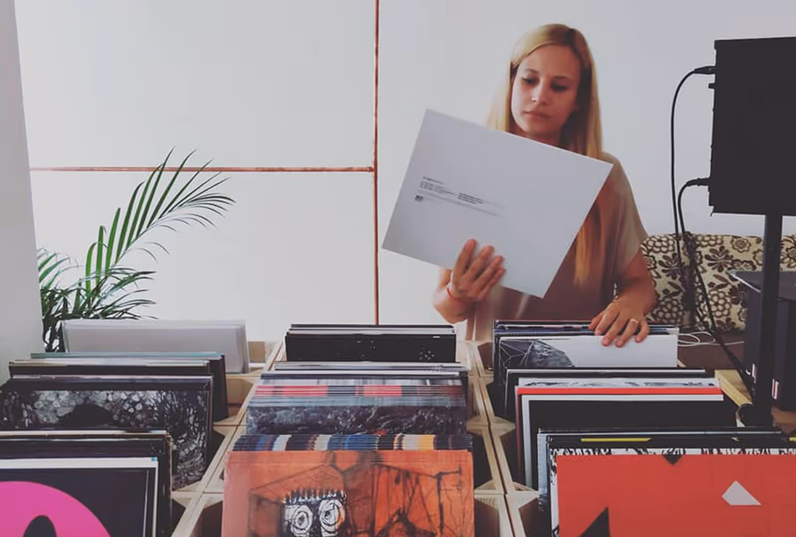 A new record shop has opened in Prague