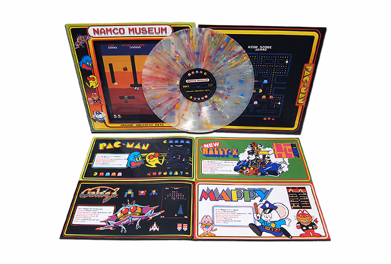 Classic Namco arcade game music released on limited “pixel explosion” LP