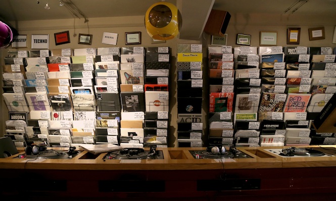 wall of vinyl